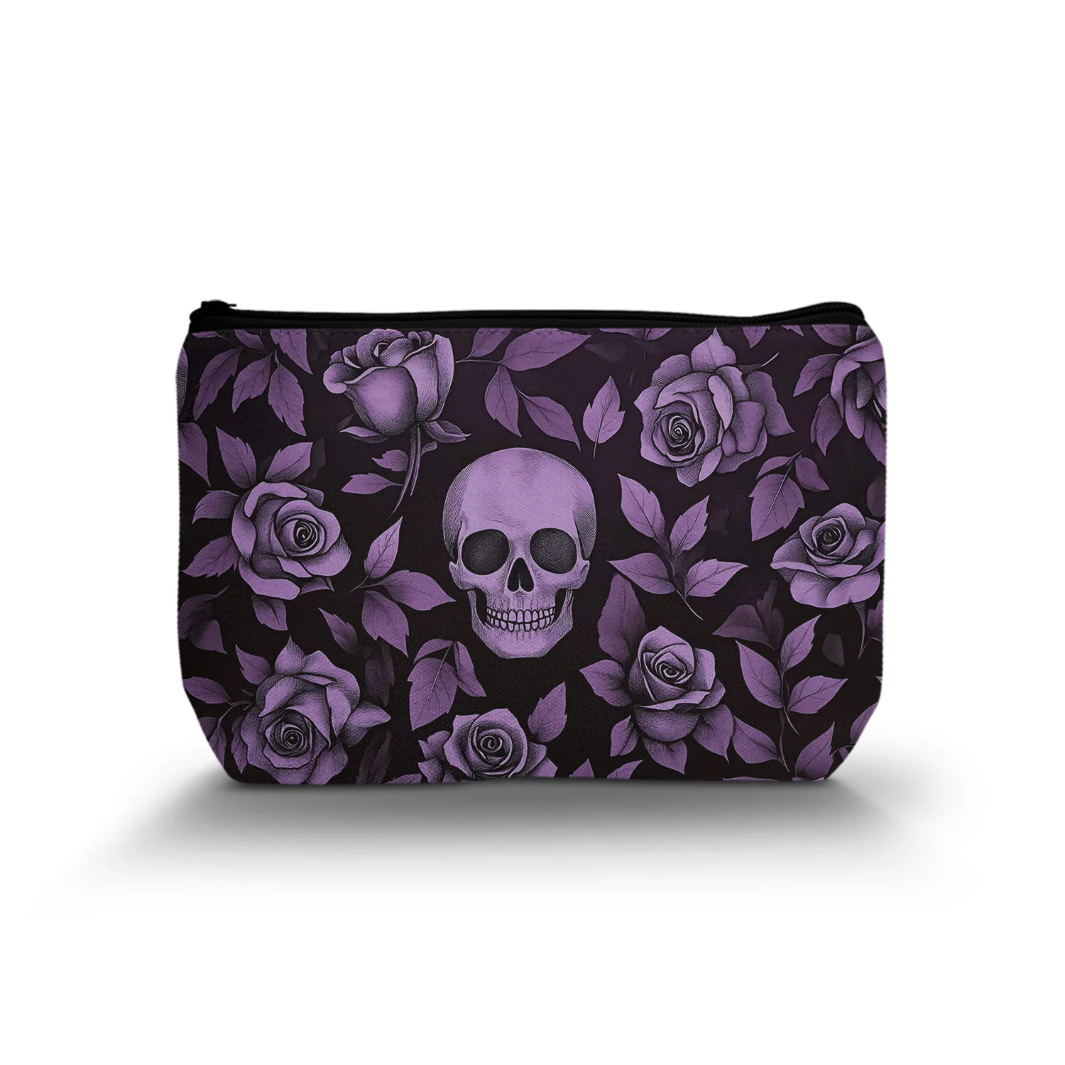 1Pc Gothic 3D Printed Skull And Roses Pattern Cosmetic Bag Makeup Pouch Stylish Toiletry Organizer Festival Gift Idea
1Pc Gothic 3D Printed Skull And Roses Pattern Cosmetic Bag Makeup Pouch Stylish Toiletry Organizer Festival Gift Idea