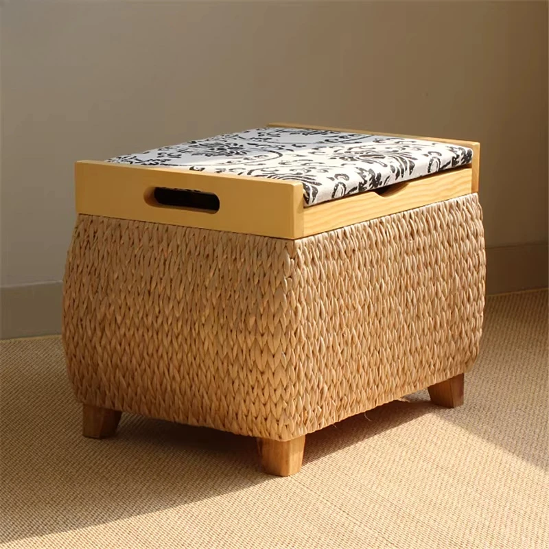 Rattan Storage Stool Ottoman Bench with Seat for Living Room Bedroom Organizer
Rattan Storage Stool Ottoman Bench with Seat for Living Room Bedroom Organizer
