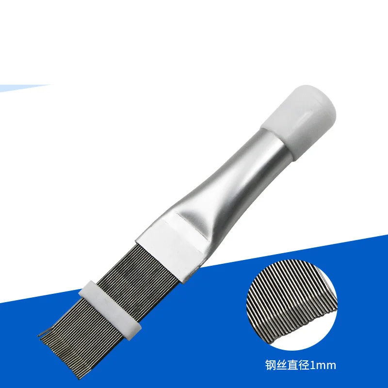 60pcs Stainless Steel Fin Comb Air Conditioner Fin Condenser Comb Refrigeration Service Tool Warping Cleaning Brush 
60pcs Stainless Steel Fin Comb Air Conditioner Fin Condenser Comb Refrigeration Service Tool Warping Cleaning Brush