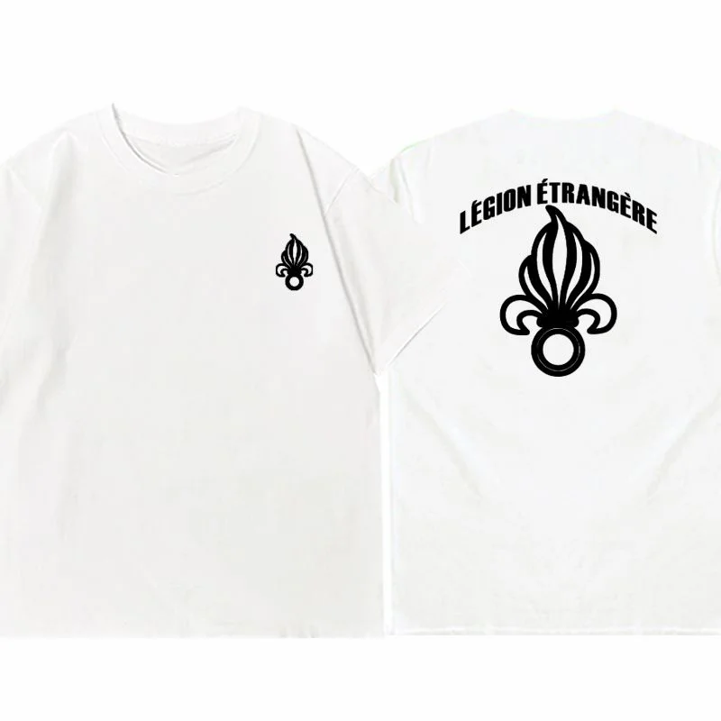 Army Fans Heavy T-shirt French Foreign Legion Badge Pure Cotton Mens and Womens Crew Neck Short-sleeved Top
Army Fans Heavy T-shirt French Foreign Legion Badge Pure Cotton Mens and Womens Crew Neck Short-sleeved Top