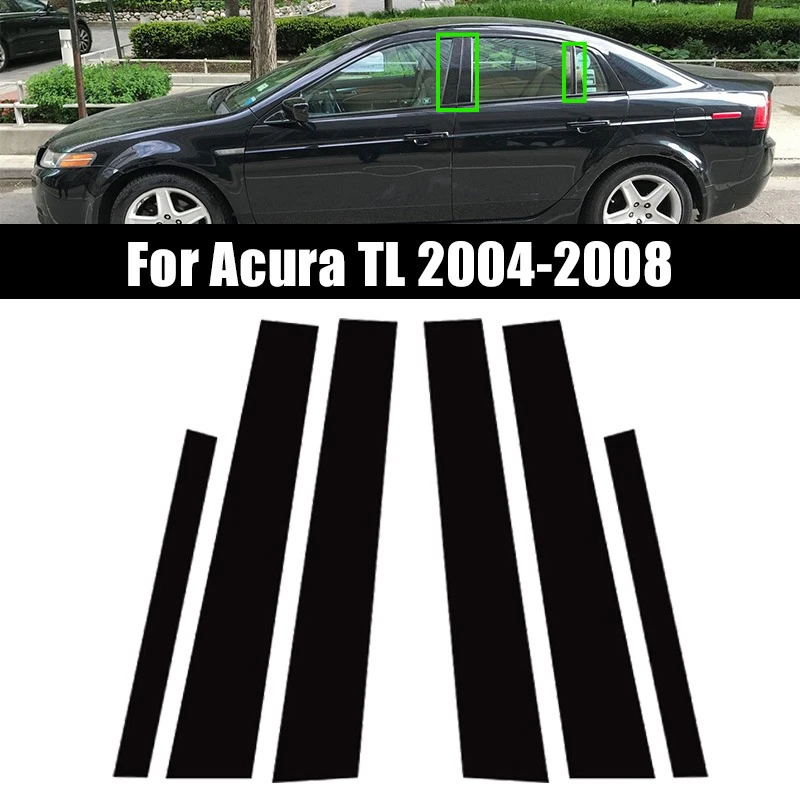 6Pcs Glossy Black For Acura TL 2004-2007 2008 Car Door Window B C Column Pillar Posts Trim Decorative Stickers Auto Accessories
6Pcs Glossy Black For Acura TL 2004-2007 2008 Car Door Window B C Column Pillar Posts Trim Decorative Stickers Auto Accessories