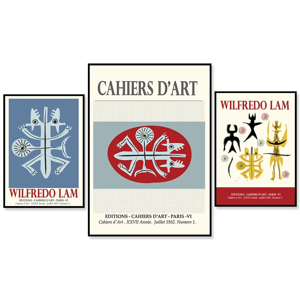 WILFREDO LAM poster 1952, Lam poster, Wilfredo Lam poster, Wilfredo Lam prints, Cuban art, mid-century modern art gallery poster
WILFREDO LAM poster 1952, Lam poster, Wilfredo Lam poster, Wilfredo Lam prints, Cuban art, mid-century modern art gallery poster