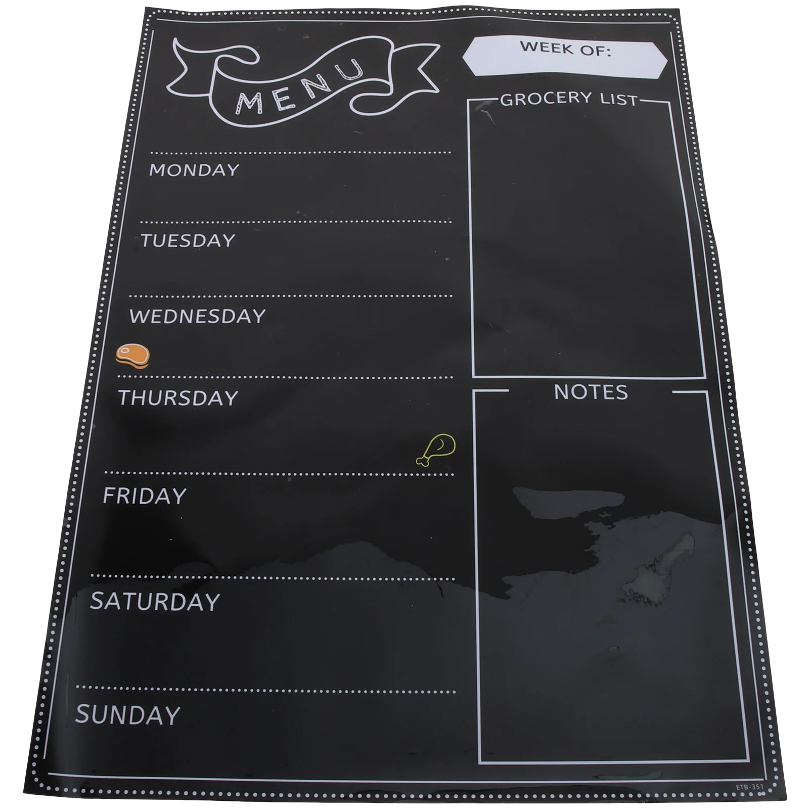 Menu Board Blackboard Adhesive Kitchen Fridge Magnet Magnetic Refrigerator Notepad Child
Menu Board Blackboard Adhesive Kitchen Fridge Magnet Magnetic Refrigerator Notepad Child