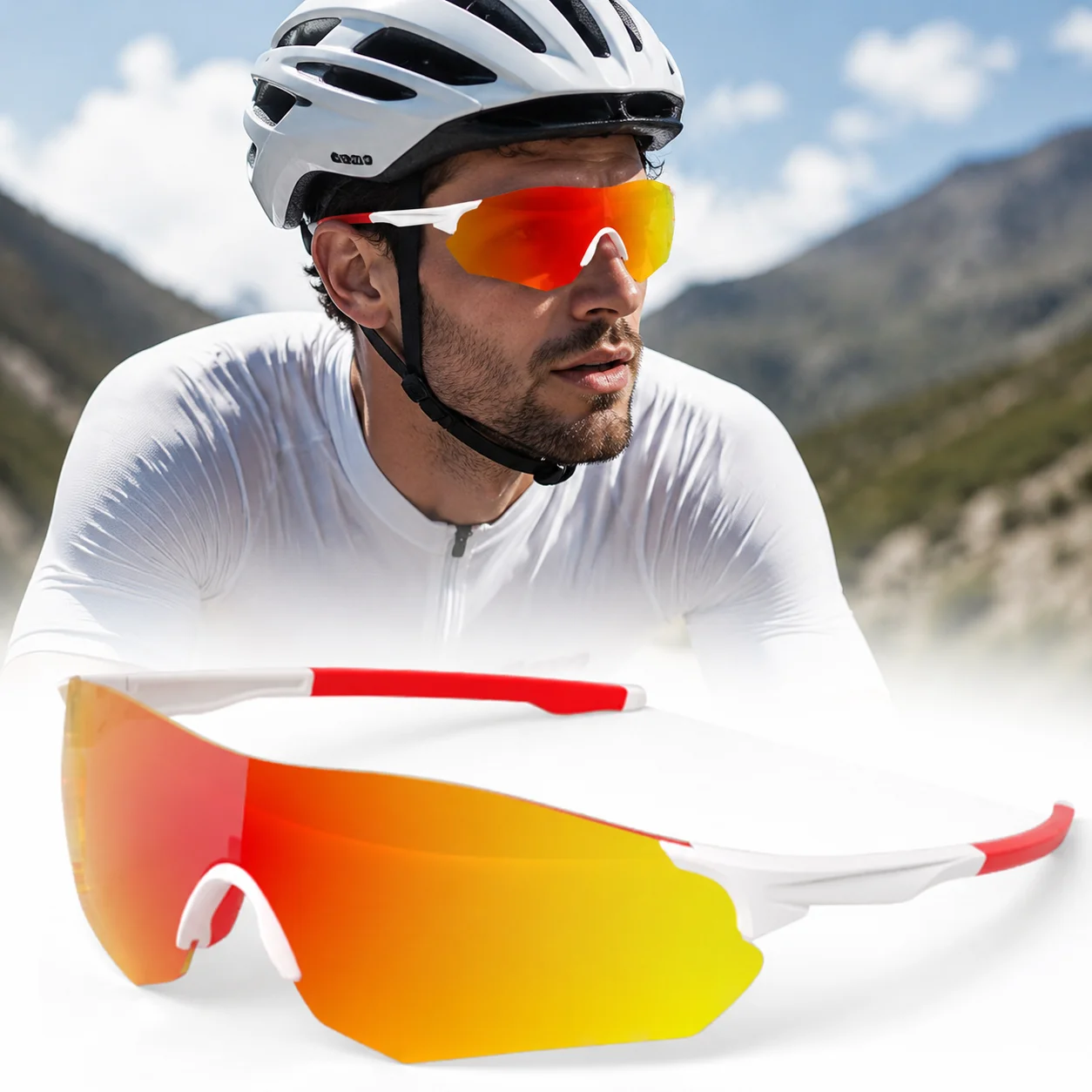 Photochromic Cycling Sunglasses UV400 Outdoor Sports Goggles TR90 Frameless Bike Glasses for Running Driving Fishing Hiking
Photochromic Cycling Sunglasses UV400 Outdoor Sports Goggles TR90 Frameless Bike Glasses for Running Driving Fishing Hiking