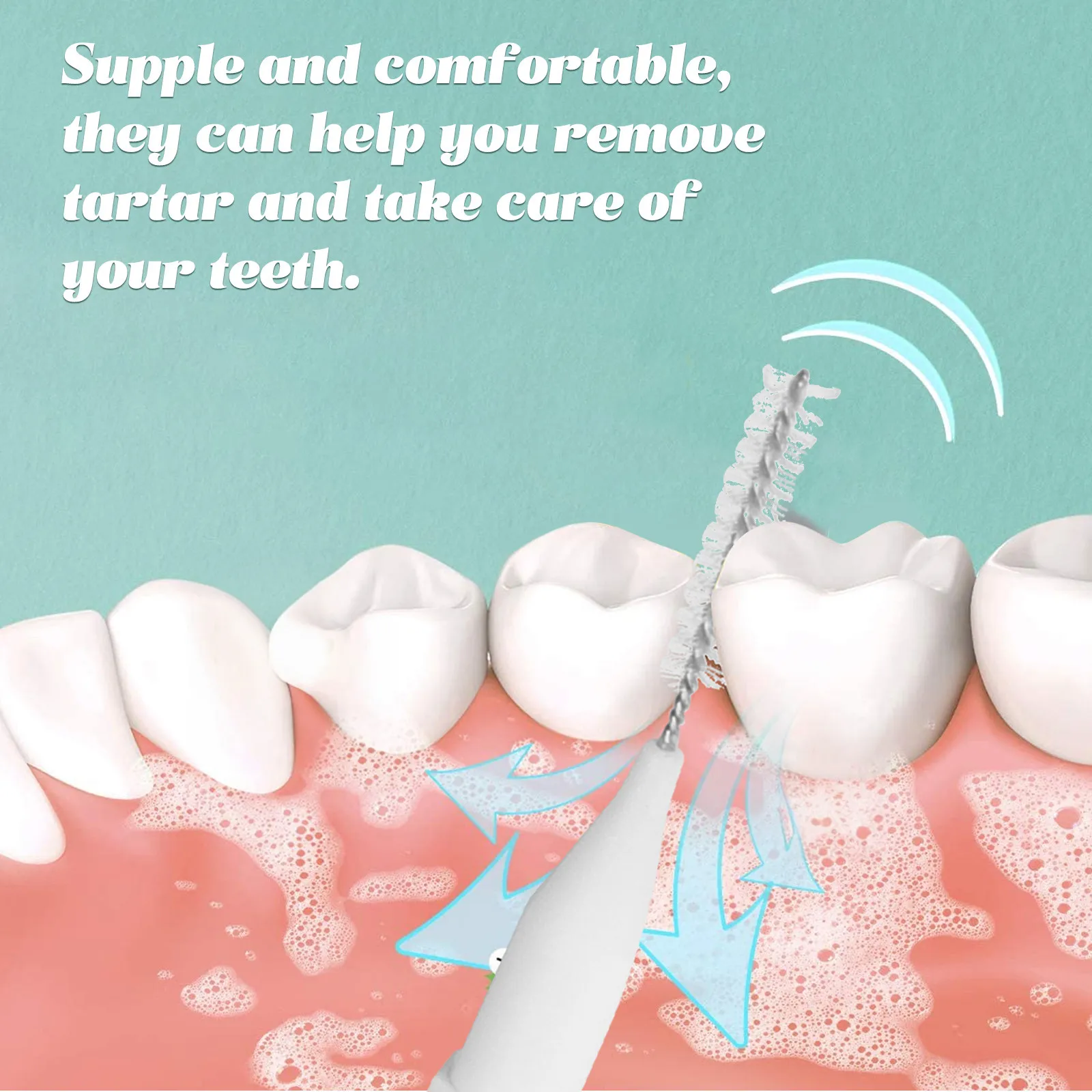 20 Pcs Interdental Brushes for Teeth Cleaning Bracket Toothbrush Dental Flosser Professional al Care Supplies
20 Pcs Interdental Brushes for Teeth Cleaning Bracket Toothbrush Dental Flosser Professional al Care Supplies