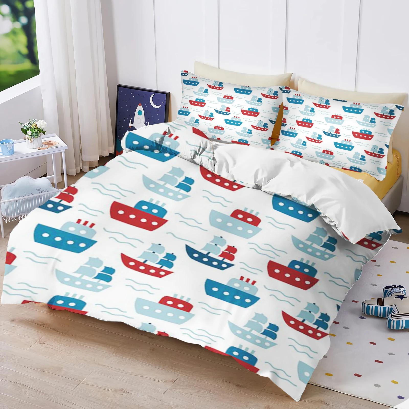 Cartoon Car Bedding Set Construction Vehicle And Excavator Pattern Boys' Duvet Cover Set Children'S Gift
Cartoon Car Bedding Set Construction Vehicle And Excavator Pattern Boys' Duvet Cover Set Children'S Gift