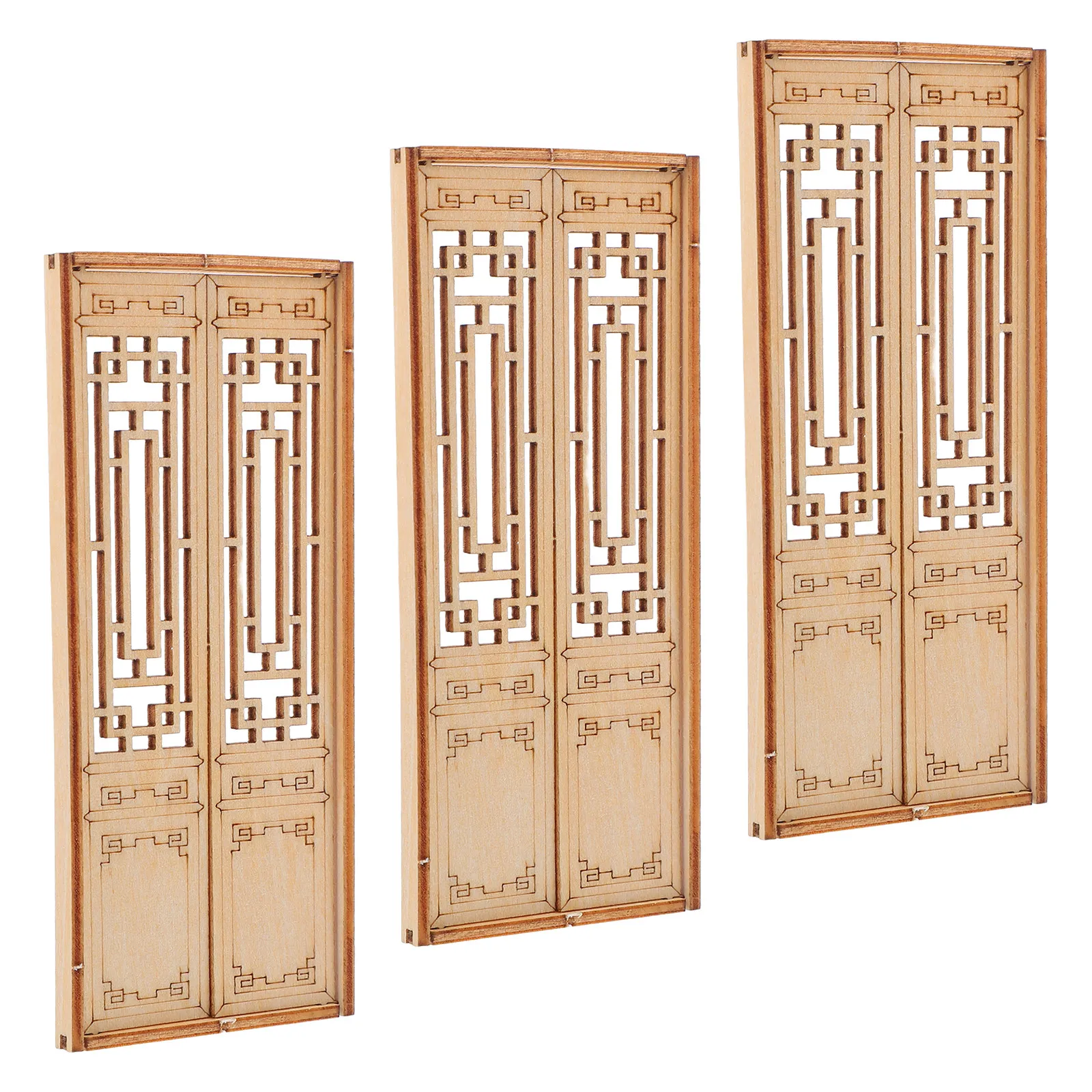 3Pcs Chinese Architecture Miniature Wooden Windows Precision Craft Fairy Garden Decor Dollhouse Renovation Parts DIY Micro
3Pcs Chinese Architecture Miniature Wooden Windows Precision Craft Fairy Garden Decor Dollhouse Renovation Parts DIY Micro