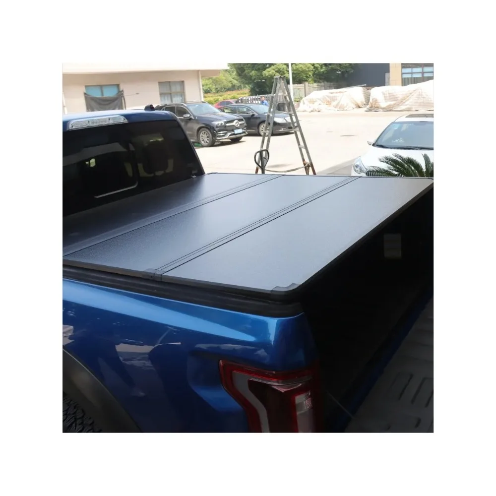 Chinese Factory Tri-Fold Tonneau Cover Easy Installation Hard Pickup Truck Accessory for Ford F250 Ranger Silverado 6FT
Chinese Factory Tri-Fold Tonneau Cover Easy Installation Hard Pickup Truck Accessory for Ford F250 Ranger Silverado 6FT