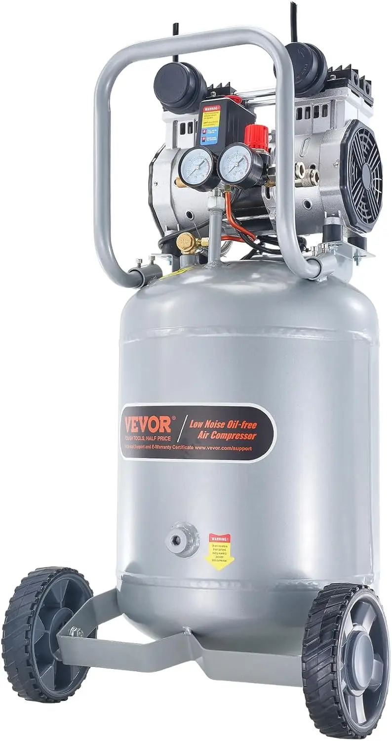 13 Gallon Air Compressor 2HP 4 6 SCFM 90PSI Oil Free Tank 66dB Quiet Operation Ideal for Tire Inflation Woodworking Auto
13 Gallon Air Compressor 2HP 4 6 SCFM 90PSI Oil Free Tank 66dB Quiet Operation Ideal for Tire Inflation Woodworking Auto