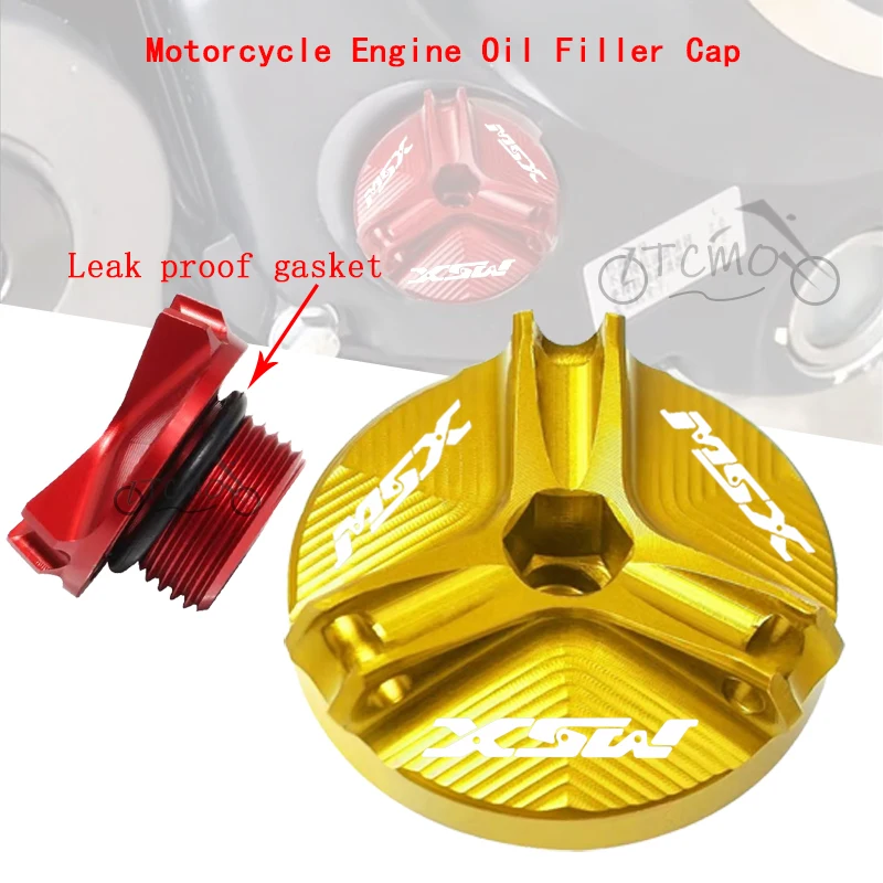 Motorcycle CNC Aluminum Engine Oil Filler Cover Protection Accessories For Honda MSX MSX125 Grom 125 2013-2025
Motorcycle CNC Aluminum Engine Oil Filler Cover Protection Accessories For Honda MSX MSX125 Grom 125 2013-2025
