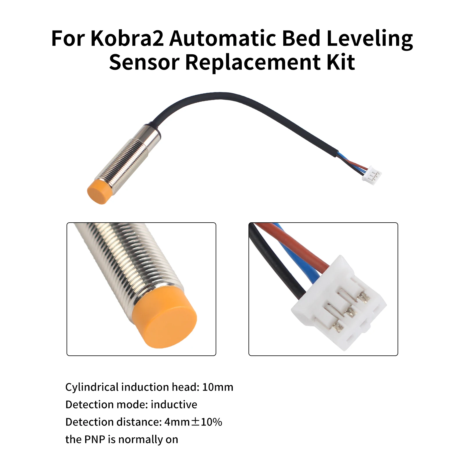 For Kobra 2 Extruder inductive Auto Leveling Position Sensor High-Precision For Kobra2 3D Printer Auto Bed Leveling
For Kobra 2 Extruder inductive Auto Leveling Position Sensor High-Precision For Kobra2 3D Printer Auto Bed Leveling