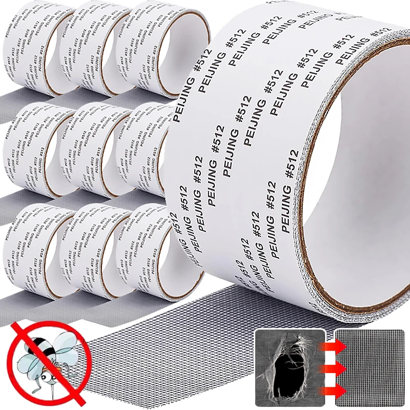 Strong Self-Adhesive Mesh Tapes Window Screen Repair Tape Net Door Fix Patch Anti Insect Mosquito Mesh Broken Holes Repair Tape
Strong Self-Adhesive Mesh Tapes Window Screen Repair Tape Net Door Fix Patch Anti Insect Mosquito Mesh Broken Holes Repair Tape