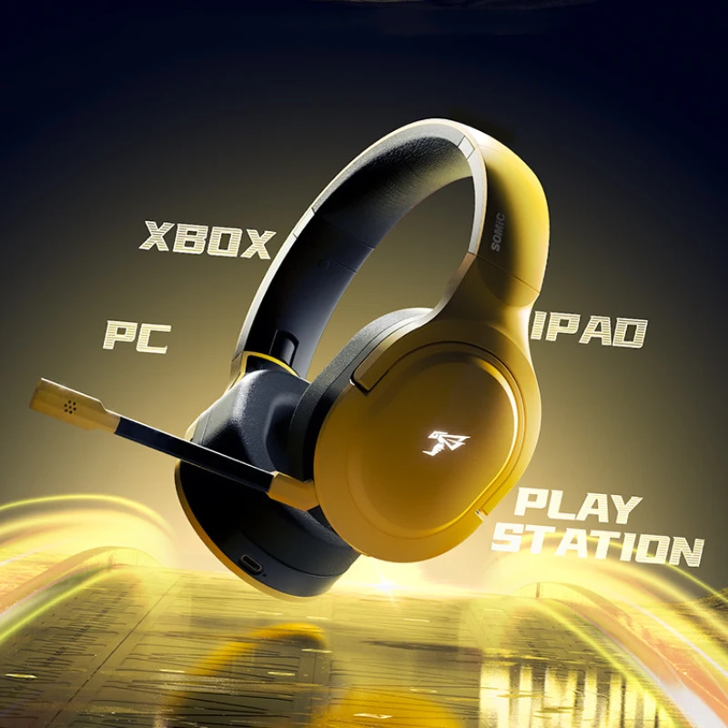 Wireless Bluetooth SOMIC G710 2.4G Integrat Professional Game Headphones ENC Noise Reduction HD Mic PC MAC Mobile Phone Headset
Wireless Bluetooth SOMIC G710 2.4G Integrat Professional Game Headphones ENC Noise Reduction HD Mic PC MAC Mobile Phone Headset