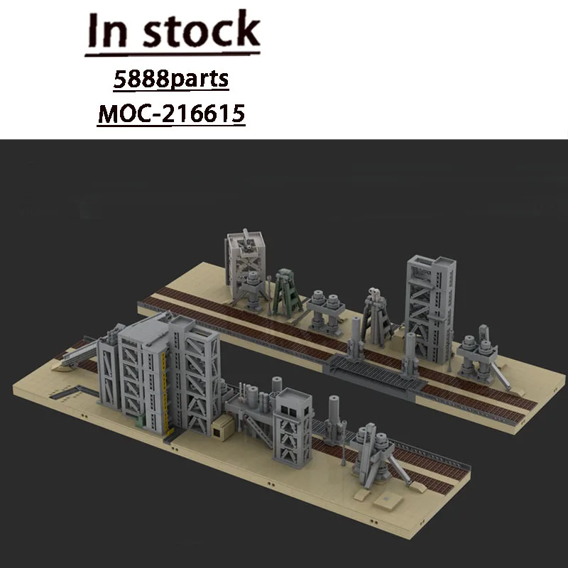 MOC-216615 New City Industrial Rocket Launch Base Building Block Model 5888parts MOC Boys Children's Birthday Christmas Toy Gift
MOC-216615 New City Industrial Rocket Launch Base Building Block Model 5888parts MOC Boys Children's Birthday Christmas Toy Gift