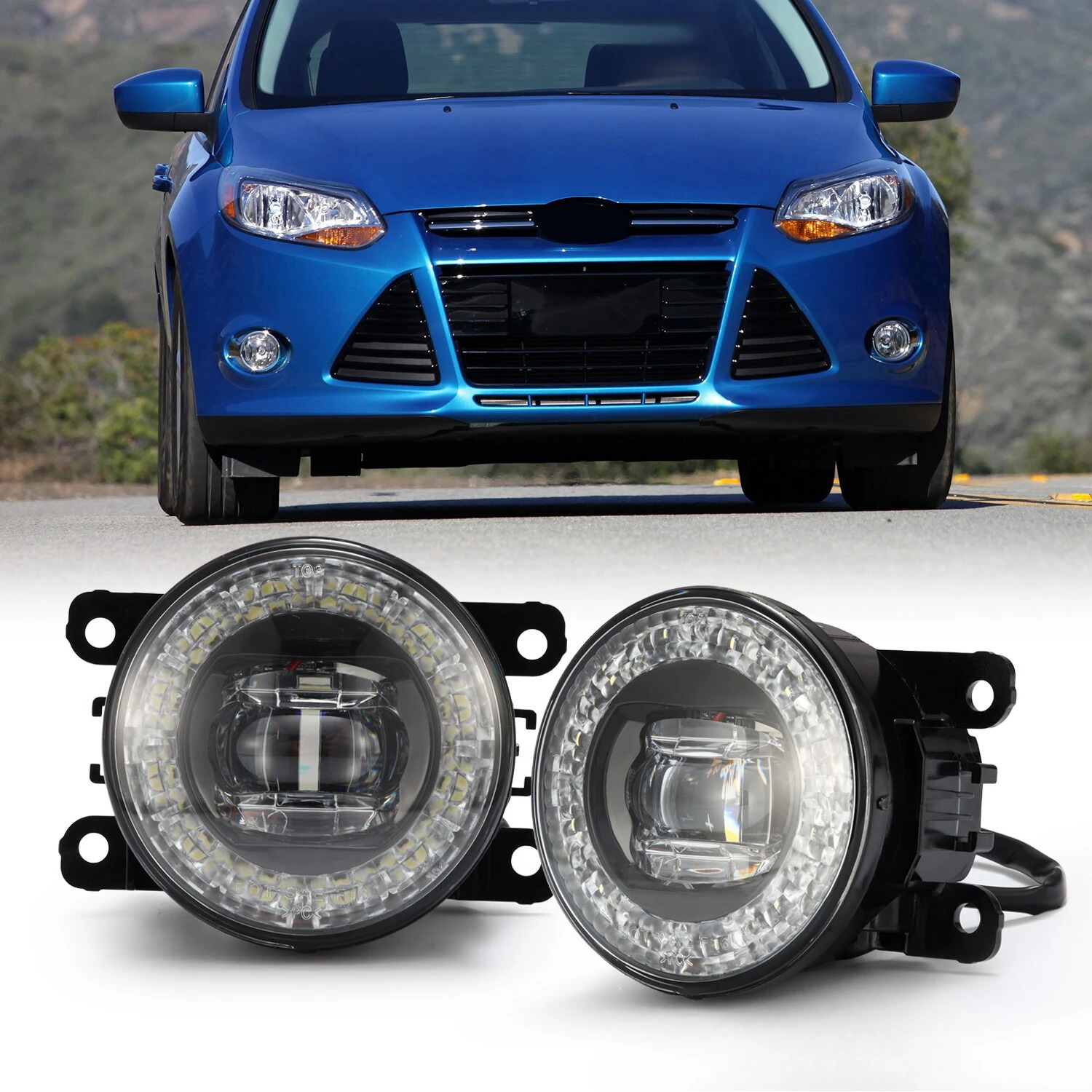 For 2008-2012 Ford Focus Bumper Clear Lens LED Fog Lights Driving Lamps Pair
For 2008-2012 Ford Focus Bumper Clear Lens LED Fog Lights Driving Lamps Pair