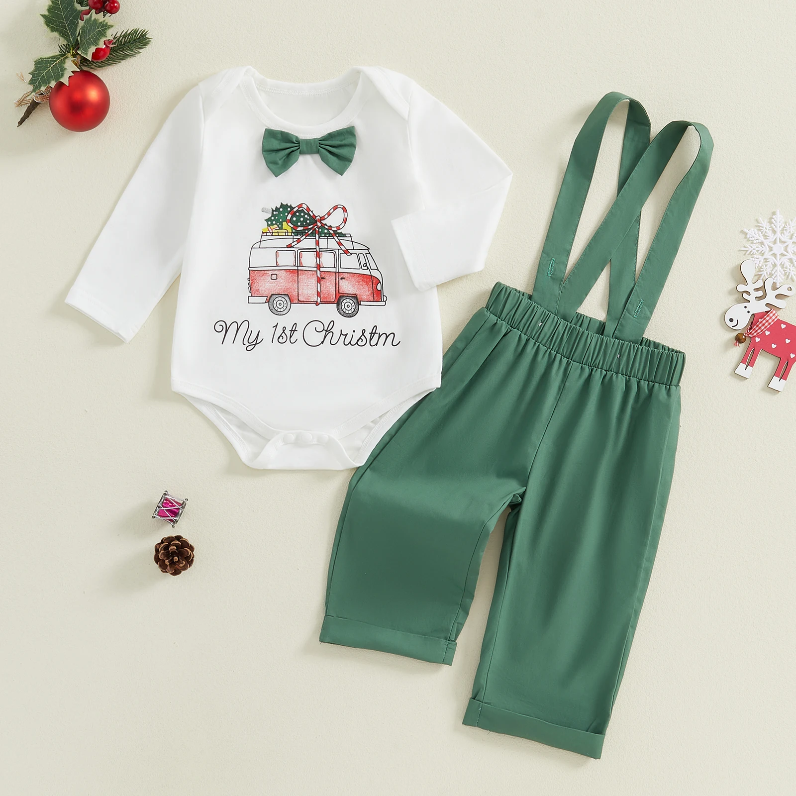 BeQeuewll Cute Gentleman Baby Boy Clothes for Christmas Newborn Clothing Bow Tie Long Sleeve Romper Overall Pants Kids Outfits
BeQeuewll Cute Gentleman Baby Boy Clothes for Christmas Newborn Clothing Bow Tie Long Sleeve Romper Overall Pants Kids Outfits
