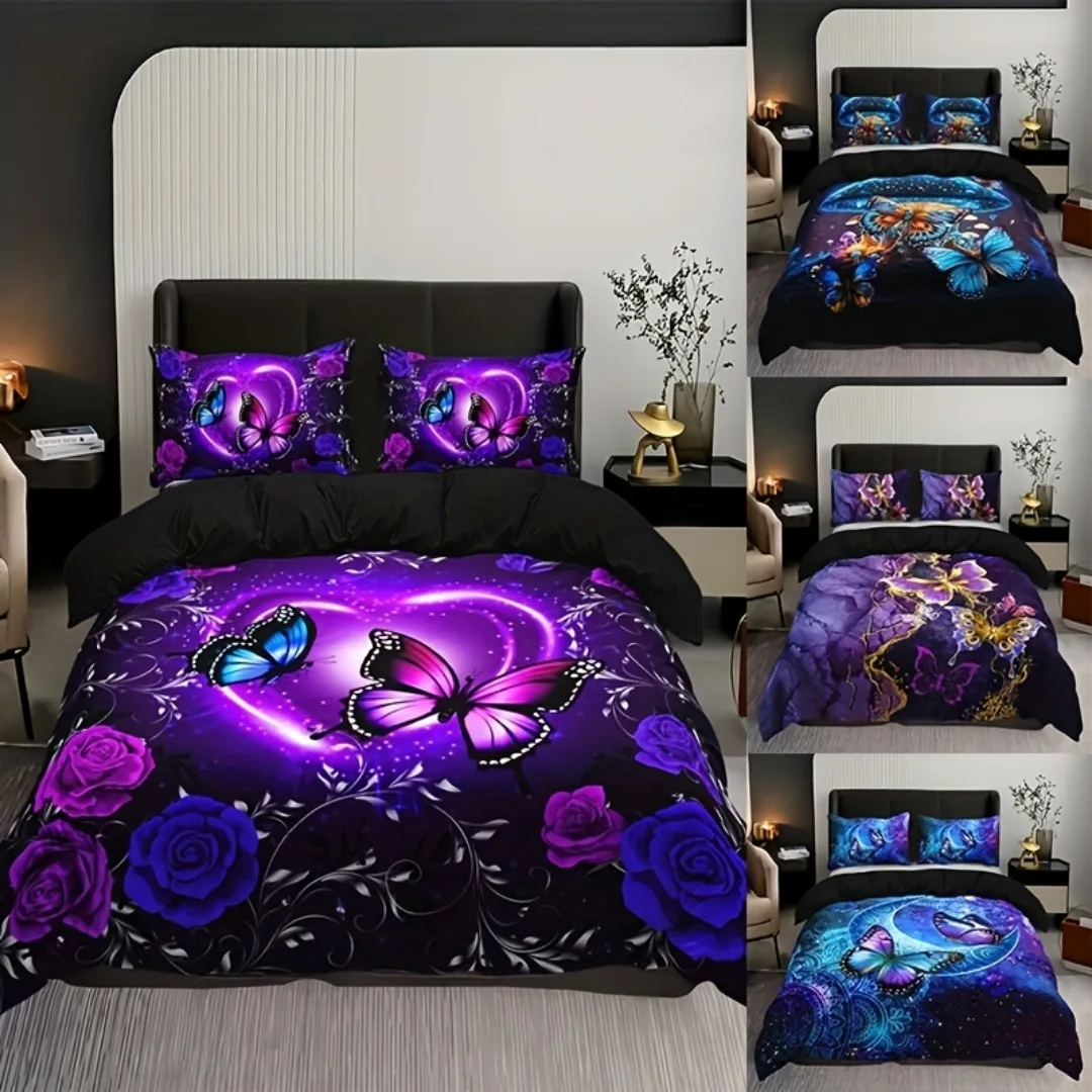 Bueatiful Butterfly Digital Printed Bedding Set Soft Duvet Cover King Queen Twin Single Size Bithday Gift Bedroom Decoration
Bueatiful Butterfly Digital Printed Bedding Set Soft Duvet Cover King Queen Twin Single Size Bithday Gift Bedroom Decoration