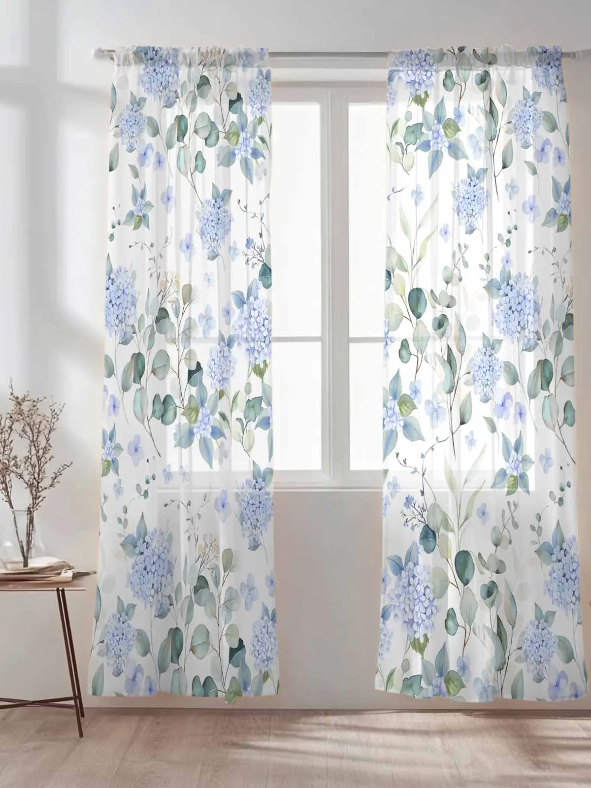 Flower Plant Hydrangea Curtains For Living Room Window Voile Tulle Curtain Cortinas Drapes Home Decor
Flower Plant Hydrangea Curtains For Living Room Window Voile Tulle Curtain Cortinas Drapes Home Decor