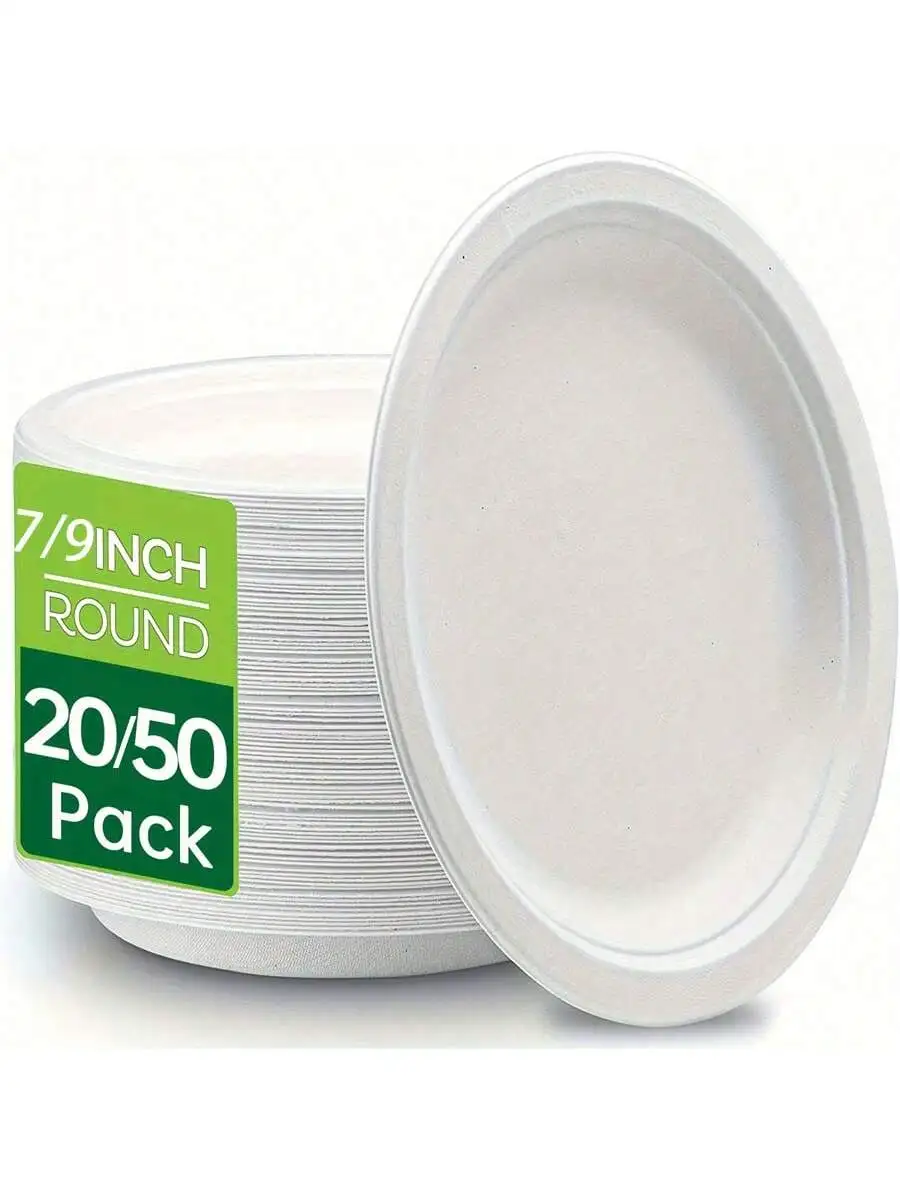 9 Inch Disposable Plates, for Parties, BBQ, Kids Crafts. 23x23cm, Sturdy, Bulk 50 Pcs
9 Inch Disposable Plates, for Parties, BBQ, Kids Crafts. 23x23cm, Sturdy, Bulk 50 Pcs