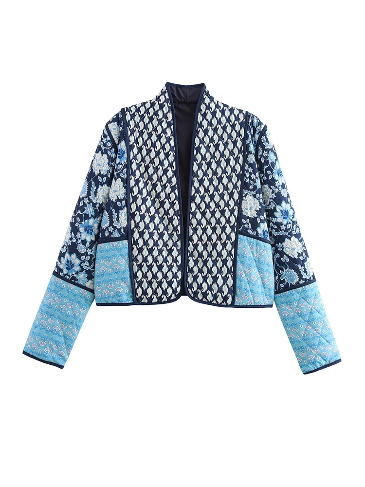 2024 Autumn Winter European And American Style Female Fashion Short Patchwork Printed Cotton Jacket
2024 Autumn Winter European And American Style Female Fashion Short Patchwork Printed Cotton Jacket