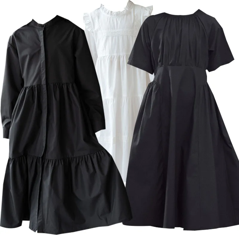 White Black Kids Summer Dress Spring Dresses For Girls New 2025 Teenager Little Girls Clothes Long Sleeve & Short Sleeve Dress
White Black Kids Summer Dress Spring Dresses For Girls New 2025 Teenager Little Girls Clothes Long Sleeve & Short Sleeve Dress