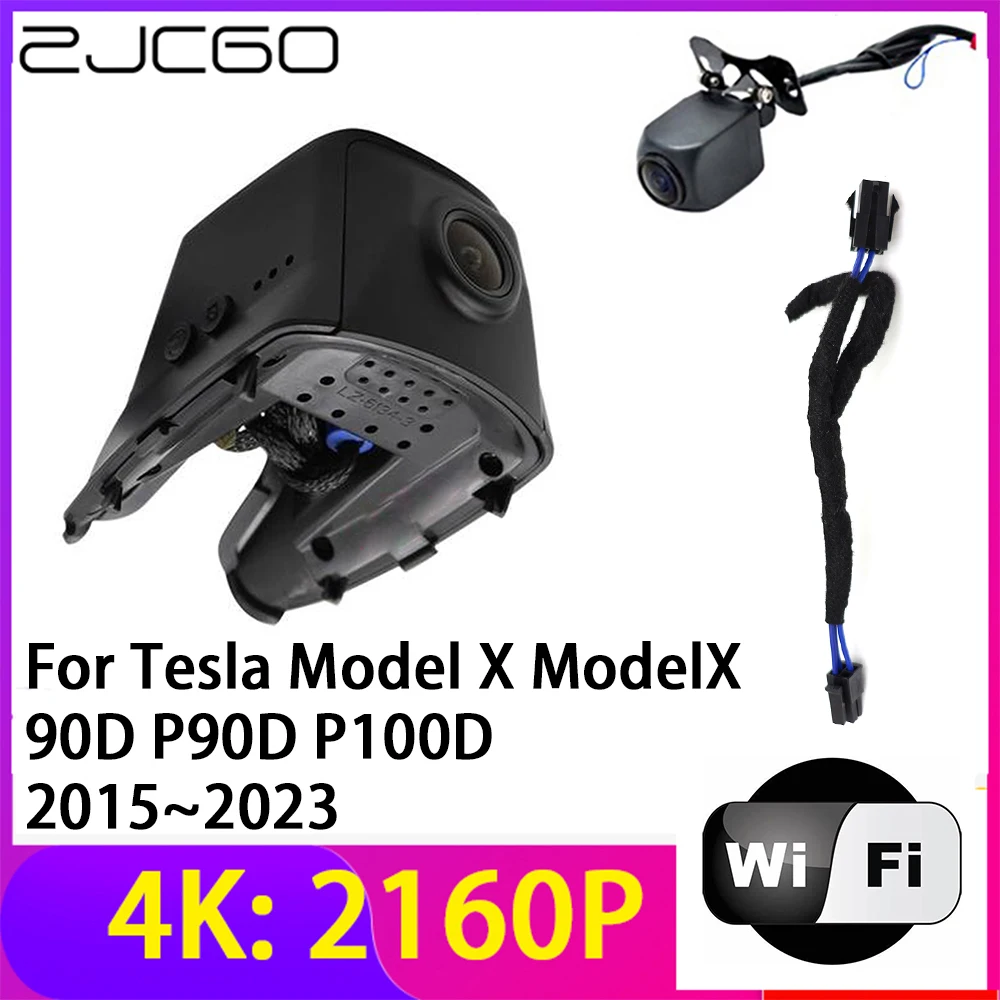 ZJCGO 4K 2160P Dash Cam Car DVR Camera 2 Lens Recorder Wifi Night Vision for Tesla Model X ModelX 90D P90D P100D 2015~2023
ZJCGO 4K 2160P Dash Cam Car DVR Camera 2 Lens Recorder Wifi Night Vision for Tesla Model X ModelX 90D P90D P100D 2015~2023