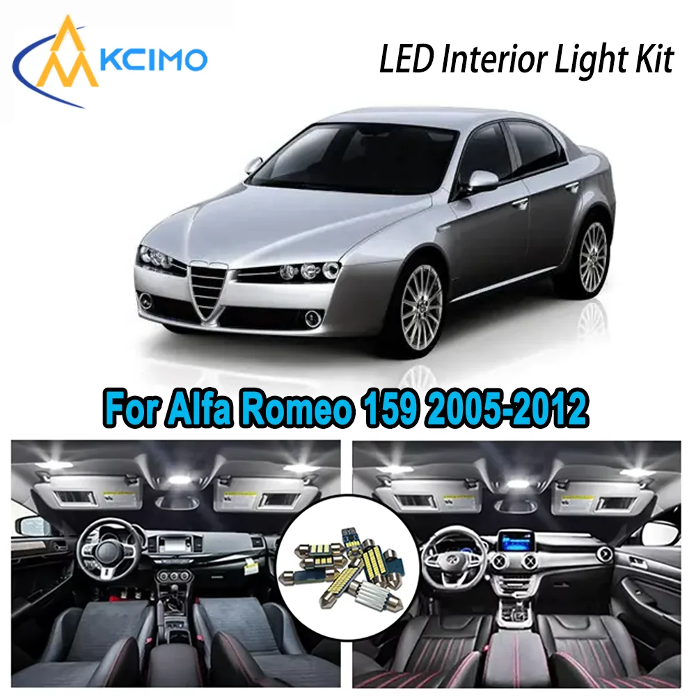 High-Quality LED Interior Kit for Alfa Romeo 159 2005-2012 2006 2007 2008 Premium Error-Free Dome Map Trunk Automotive Lamps
High-Quality LED Interior Kit for Alfa Romeo 159 2005-2012 2006 2007 2008 Premium Error-Free Dome Map Trunk Automotive Lamps