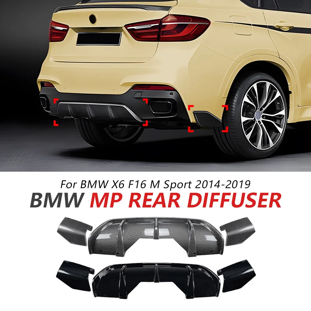 MP Rear Bumper Lip For BMW X6 F16 M Sport 2014-2019 Glossy Black Sport Bumper Lip Spoiler Rear Diffuser Car Body Tuning
MP Rear Bumper Lip For BMW X6 F16 M Sport 2014-2019 Glossy Black Sport Bumper Lip Spoiler Rear Diffuser Car Body Tuning