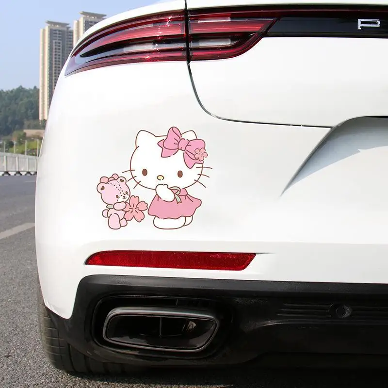 HelloKitty Car Cover Scratch Modification Cartoon Sticker Kawaii Pink Kitty Lady Car Fuel Tank Cap Decorative Sticker
HelloKitty Car Cover Scratch Modification Cartoon Sticker Kawaii Pink Kitty Lady Car Fuel Tank Cap Decorative Sticker