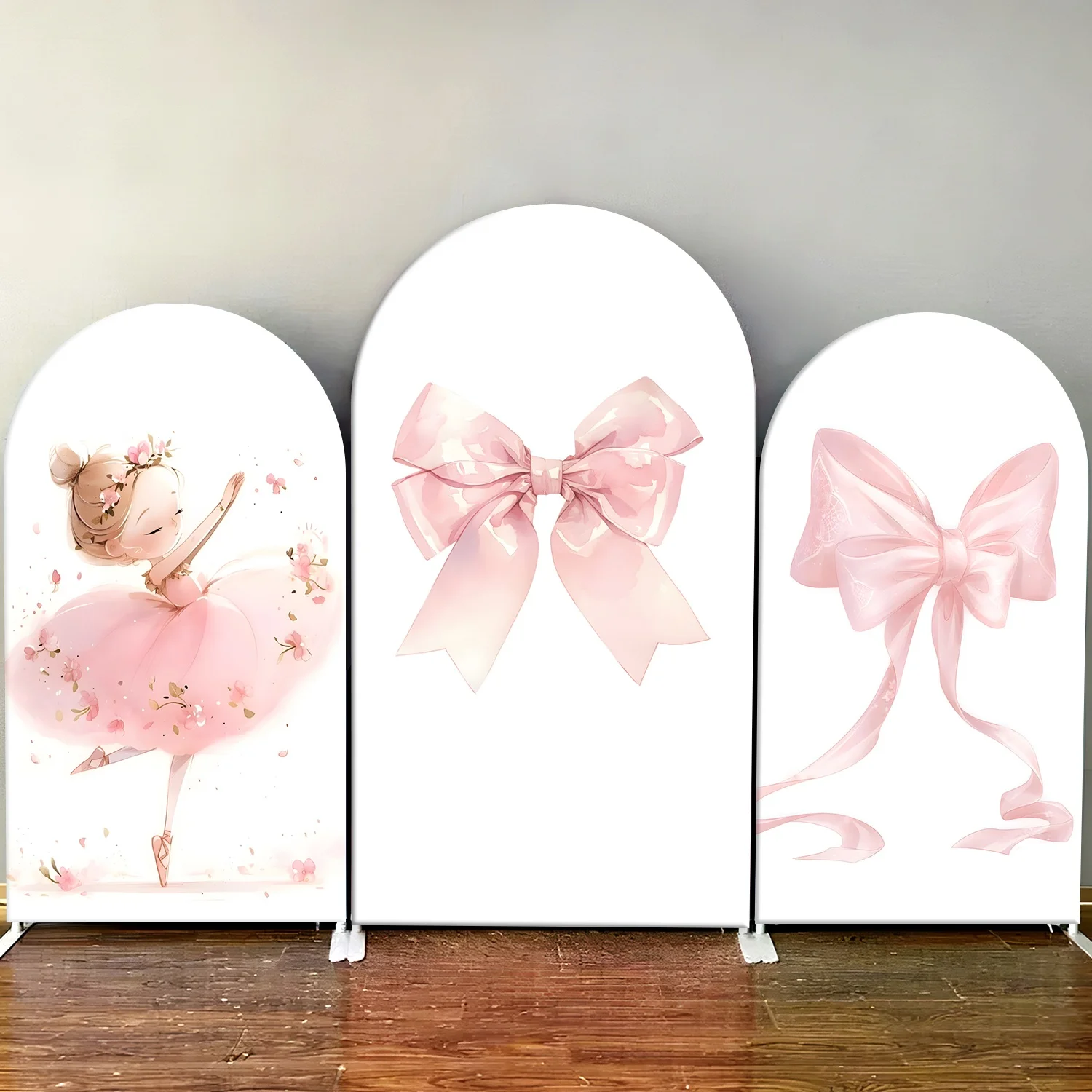 TB Ballet Dancing Girl Arch Backdrop Cover Pretty Bow Tie for Kids Birthday Party Show Background Wall Decor Prop Elastic Fabric
TB Ballet Dancing Girl Arch Backdrop Cover Pretty Bow Tie for Kids Birthday Party Show Background Wall Decor Prop Elastic Fabric