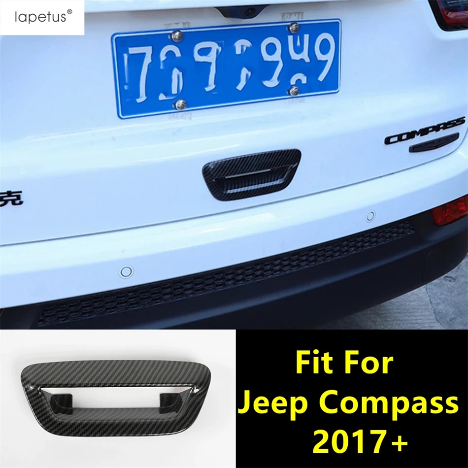 Rear Trunk Door Handle Bowl Frame Decoration Cover Trim For Jeep Compass 2017 - 2021 ABS Chrome / Carbon Fiber Style Accessories
Rear Trunk Door Handle Bowl Frame Decoration Cover Trim For Jeep Compass 2017 - 2021 ABS Chrome / Carbon Fiber Style Accessories