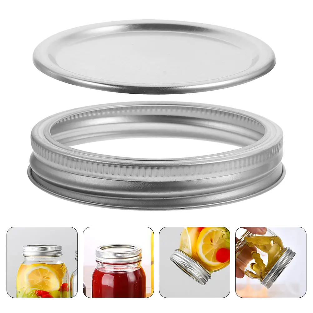 6pcs Tinplate Lid Set for Jars Round Metal Sealing Covers Leakproof Wide Mouth 86mm Silver Airtight Jar Caps Storage
6pcs Tinplate Lid Set for Jars Round Metal Sealing Covers Leakproof Wide Mouth 86mm Silver Airtight Jar Caps Storage