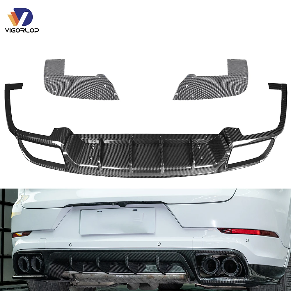 Rear Lip Assembly Body Kit Carbon Fiber Rear Bumper Lip for porsche Cayenne 9Y0.1 9Y0.2 TKT 2018-2025
Rear Lip Assembly Body Kit Carbon Fiber Rear Bumper Lip for porsche Cayenne 9Y0.1 9Y0.2 TKT 2018-2025