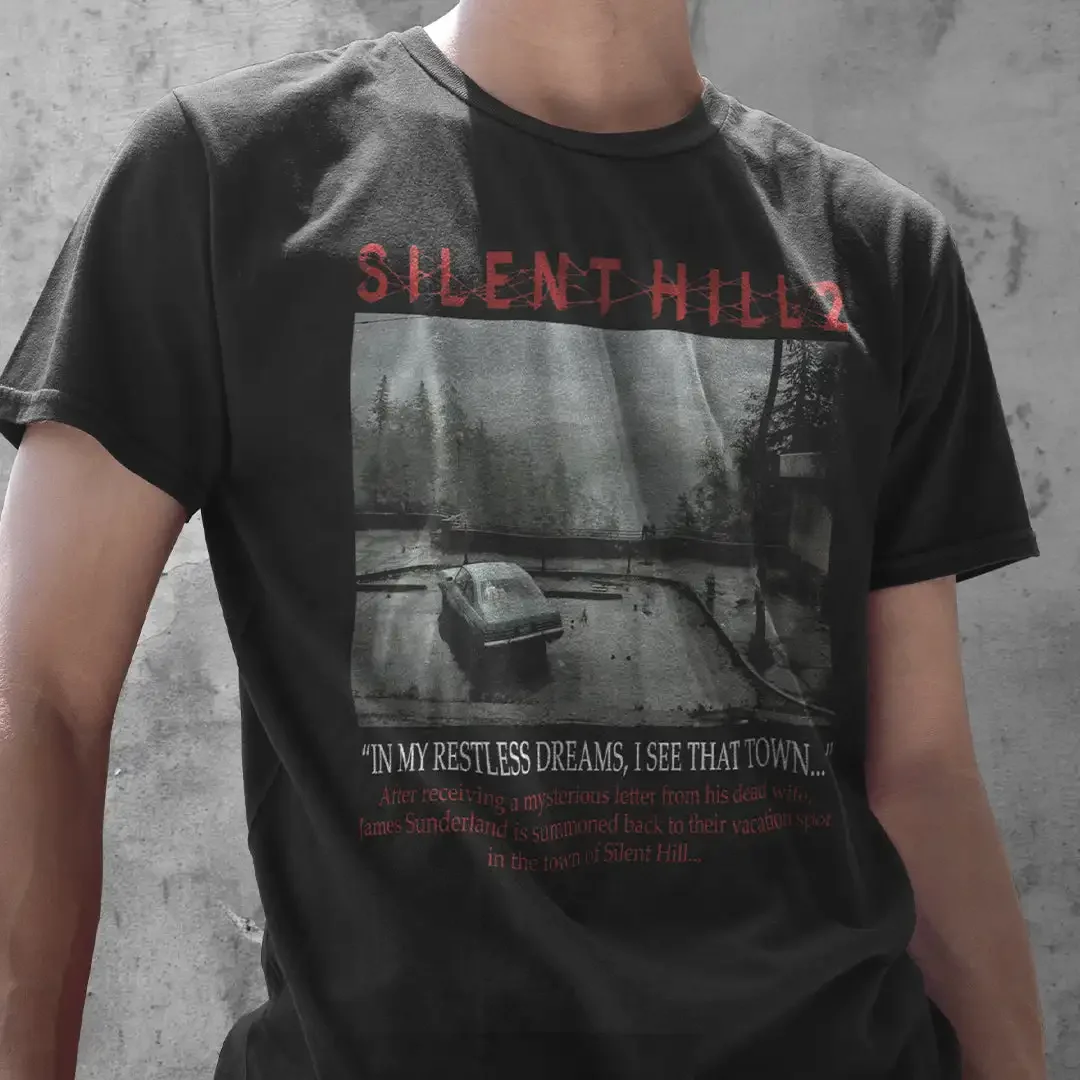 25 Silent Hill 2 Футболки Хлопковая одежда Повседневная футболка с короткими рукавами и круглым вырезом Футболки для взрослых Футболка большого размера High Street Top
25 Silent Hill 2 Футболки Хлопковая одежда Повседневная футболка с короткими рукавами и круглым вырезом Футболки для взрослых Футболка большого размера High Street Top
