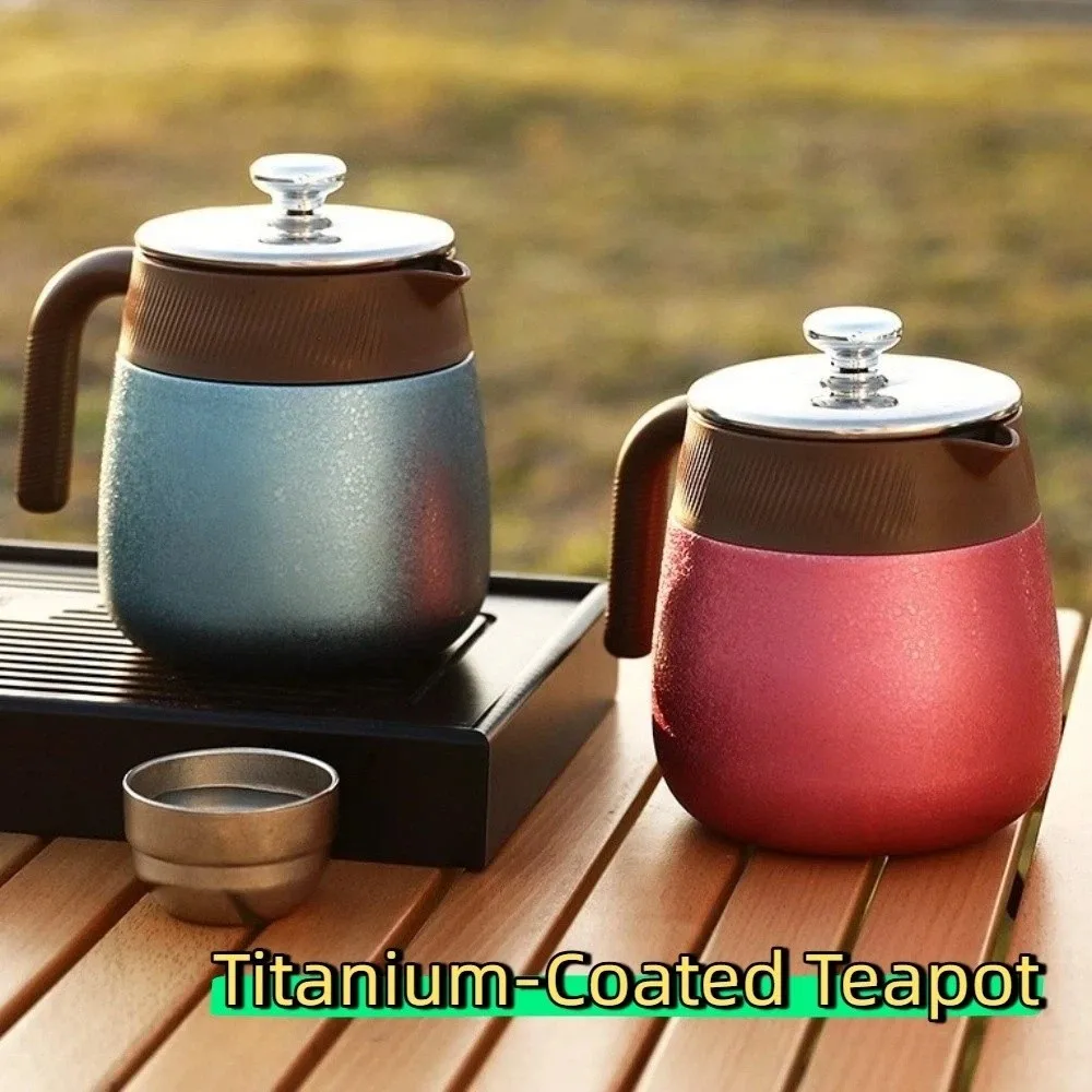 Stainless Steel Titanium-Coated Teapot Titanium-Coated Liner with Handle Tea Separation Pot Large Capacity Aged White Tea Pot
Stainless Steel Titanium-Coated Teapot Titanium-Coated Liner with Handle Tea Separation Pot Large Capacity Aged White Tea Pot