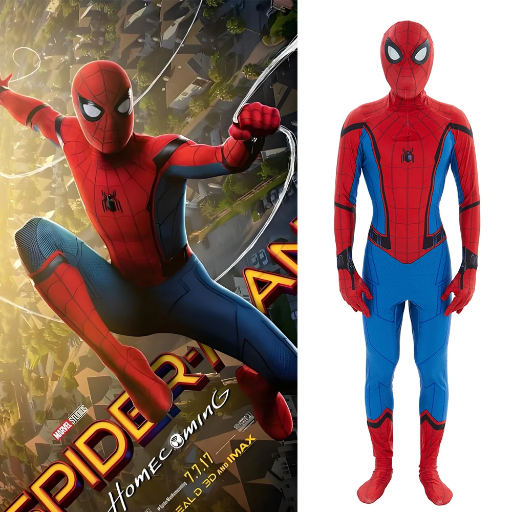 Spider Man Home Coming Cosplay Costume Superhero 3D Printed Spandex Bodysuits Halloween Costume Performance Outfit for Adult
Spider Man Home Coming Cosplay Costume Superhero 3D Printed Spandex Bodysuits Halloween Costume Performance Outfit for Adult