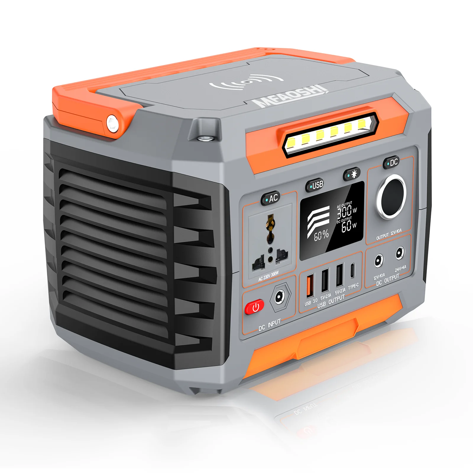 MFAOSHI 350W 288Wh Portable Power Station with AC ,Type C ,Port USB,Dual Outlet and LED Flashlights for CPAP Emergency Backup
MFAOSHI 350W 288Wh Portable Power Station with AC ,Type C ,Port USB,Dual Outlet and LED Flashlights for CPAP Emergency Backup