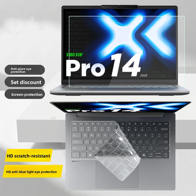 for Lenovo Xiaoxin Pro14 2025 computer screen film 14c AHP10R keyboard cover 14 IRH10 blue light refraction protection film
for Lenovo Xiaoxin Pro14 2025 computer screen film 14c AHP10R keyboard cover 14 IRH10 blue light refraction protection film