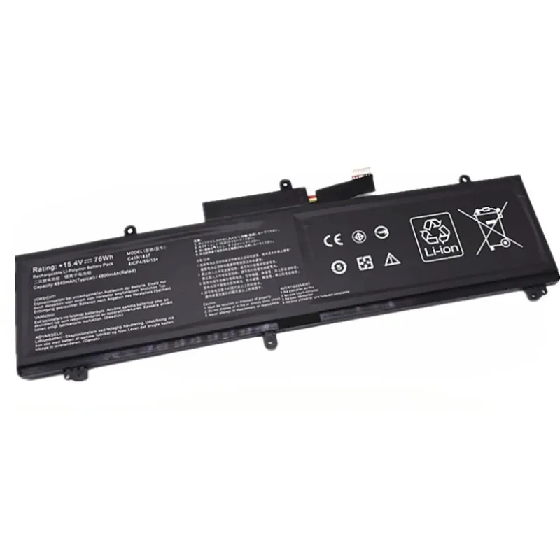 New C41N1837 Laptop Battery for GA502DU GA502IU S GX502GV-AZ039TGA502IV 0B200-03380100 Bateria 15.4V 76Wh
New C41N1837 Laptop Battery for GA502DU GA502IU S GX502GV-AZ039TGA502IV 0B200-03380100 Bateria 15.4V 76Wh