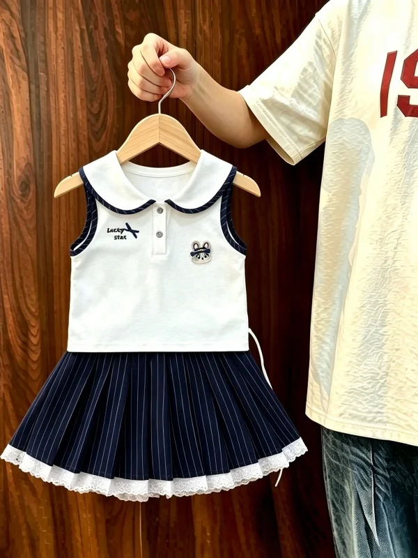 Stylish Rabbit Police Officer Outfit Set for Girls 2026 Collection Short Poodle Skirt And Vest Two-Piece Set School Uniform
Stylish Rabbit Police Officer Outfit Set for Girls 2026 Collection Short Poodle Skirt And Vest Two-Piece Set School Uniform