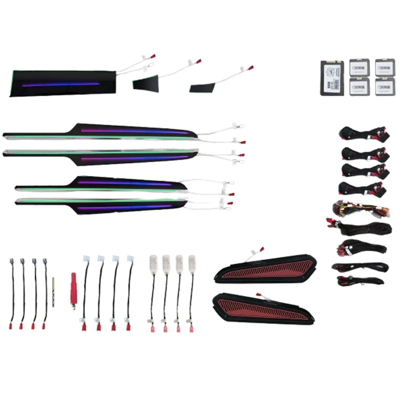 Flowing Dynamic Light Laser Engraved Car Ambient Lights Saddle Molding for Porsche Macan 2014-2017 2018-2025
Flowing Dynamic Light Laser Engraved Car Ambient Lights Saddle Molding for Porsche Macan 2014-2017 2018-2025