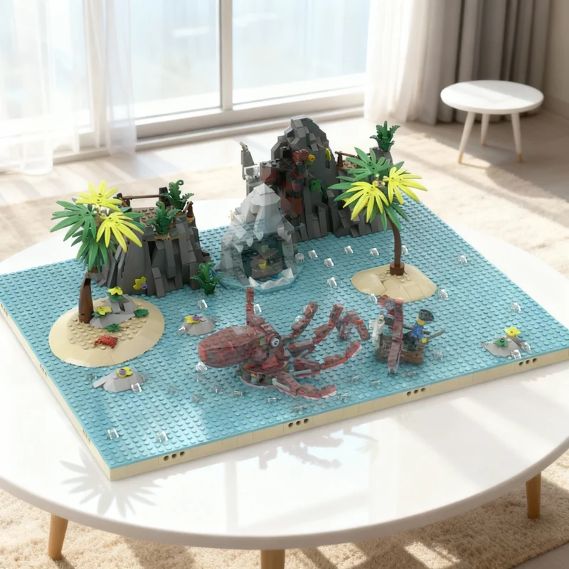 848pcs MOC Diorama Display For Set Pirates Model Building Blocks Creative DIY Gift Decor Assemble Premium Adult Kids Desk Home
848pcs MOC Diorama Display For Set Pirates Model Building Blocks Creative DIY Gift Decor Assemble Premium Adult Kids Desk Home