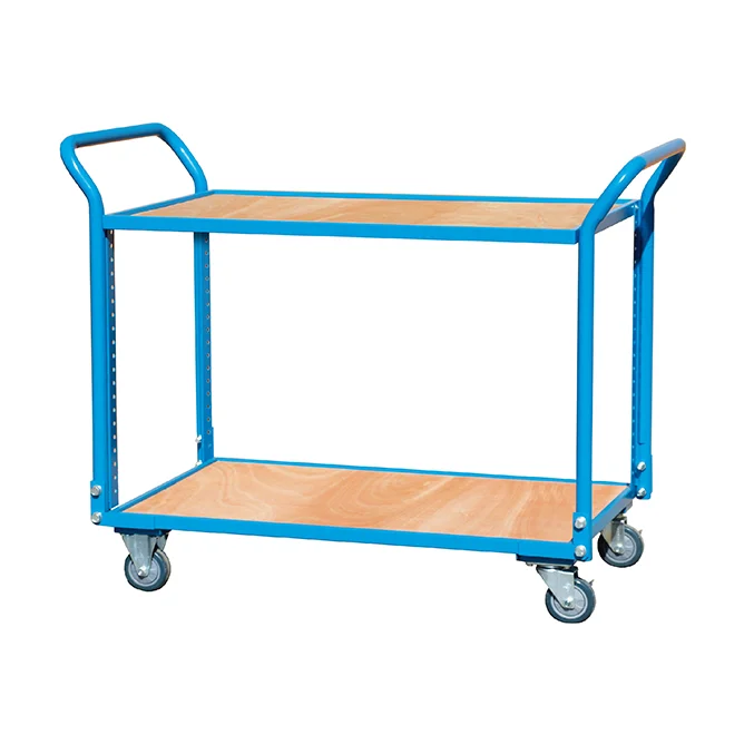 Rockben Advanced Durable Multifunctional 2-layer Platform Handcart Blue Trolley for Working
Rockben Advanced Durable Multifunctional 2-layer Platform Handcart Blue Trolley for Working
