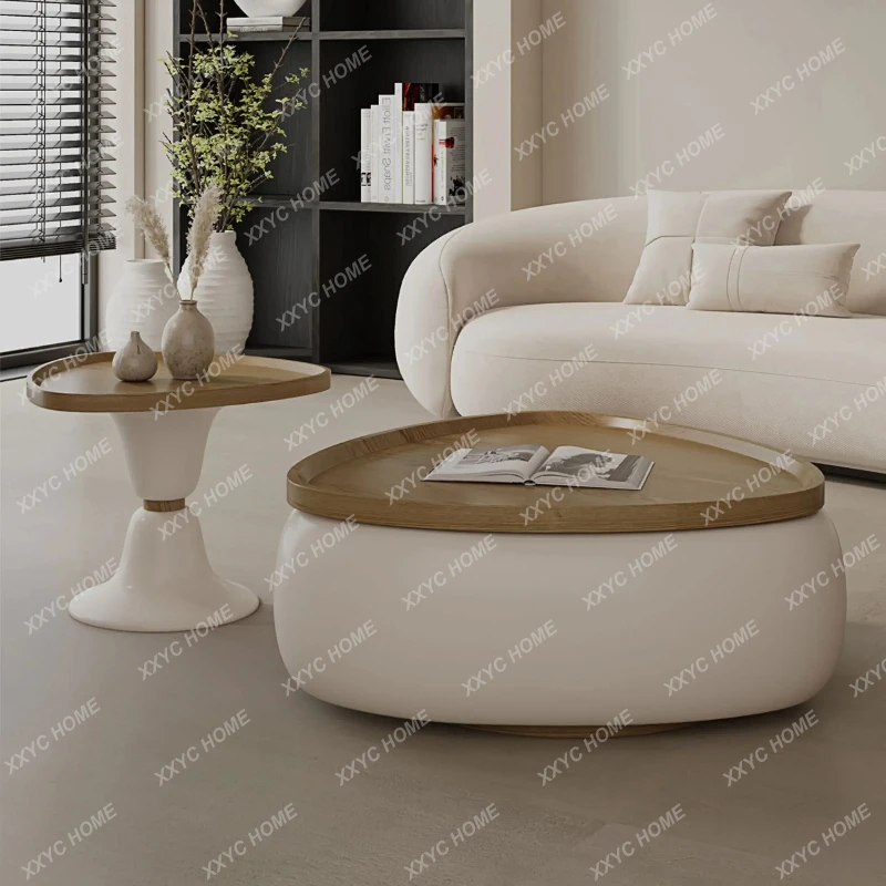 Q Coffee Table Log Cream Style Living Room Home Coffee Table High-Grade
Q Coffee Table Log Cream Style Living Room Home Coffee Table High-Grade