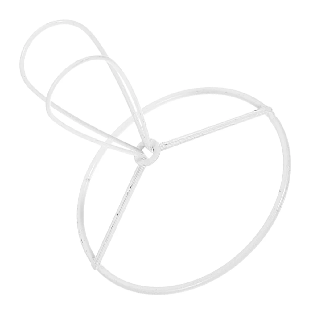 Conical Lampshade Stand White Iron Frame DIY Chandelier Wire Bulb Guard Cage Ceiling Bracket Metal Ring Holder Lampshade
Conical Lampshade Stand White Iron Frame DIY Chandelier Wire Bulb Guard Cage Ceiling Bracket Metal Ring Holder Lampshade