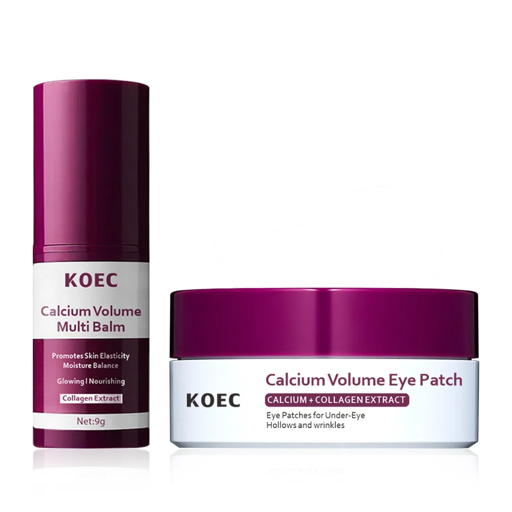 KOEC Calcium & Collagen Eye Revive Duo, Volume Multi-Balm + Patches, Hydrates & Lifts for Plump, Youthful Eyes
KOEC Calcium & Collagen Eye Revive Duo, Volume Multi-Balm + Patches, Hydrates & Lifts for Plump, Youthful Eyes