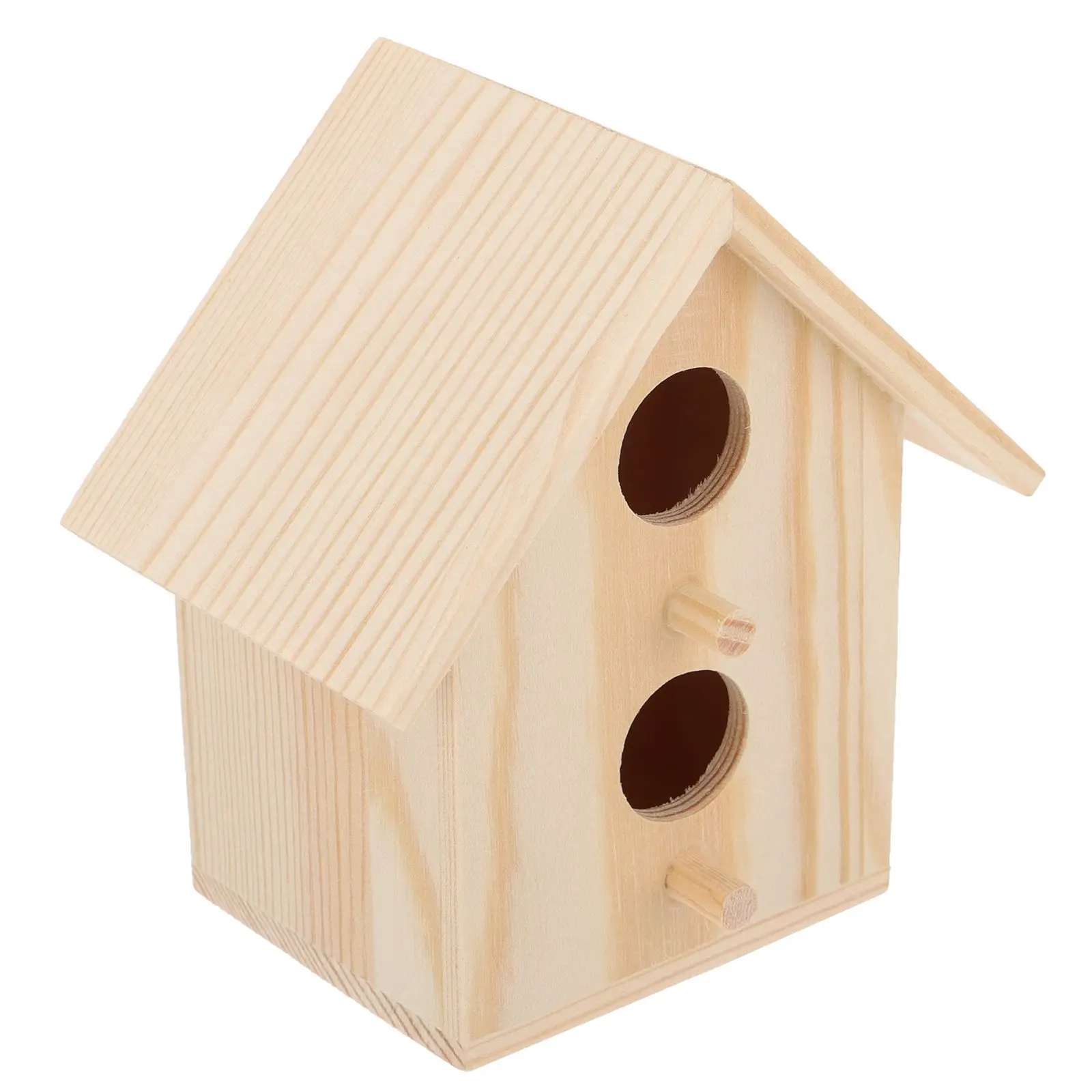 2 Pcs Wooden Bird Nest Cage Supplies Pet Parrot Incubation Box Comfortable Living Place Hut Style Small Birds Ornament
2 Pcs Wooden Bird Nest Cage Supplies Pet Parrot Incubation Box Comfortable Living Place Hut Style Small Birds Ornament