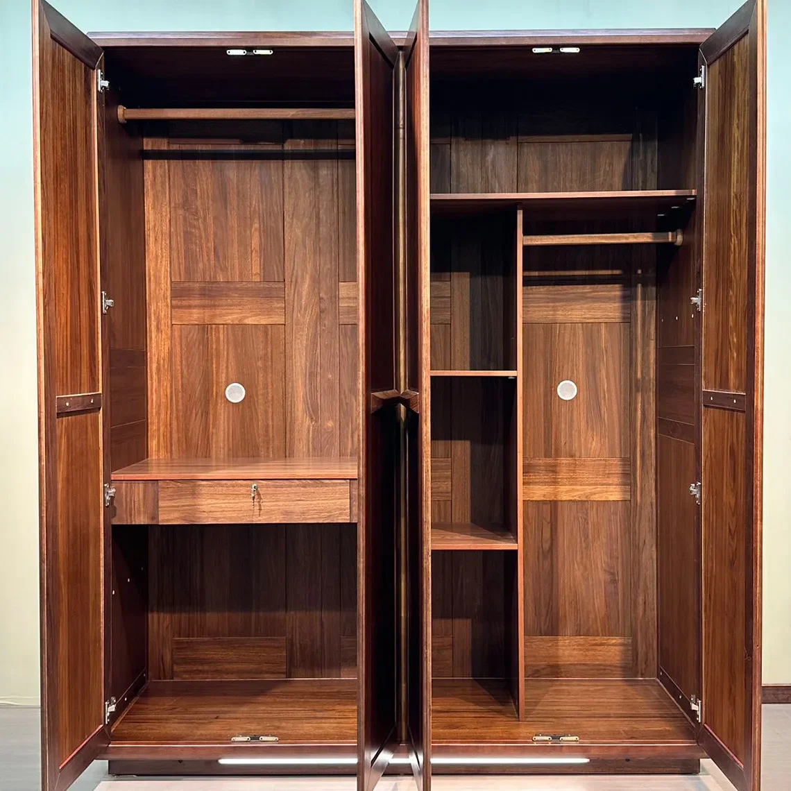 b18 Modern Chinese Ebony Wardrobe Pure Solid Wood Bedroom Home Storage Cabinet
b18 Modern Chinese Ebony Wardrobe Pure Solid Wood Bedroom Home Storage Cabinet