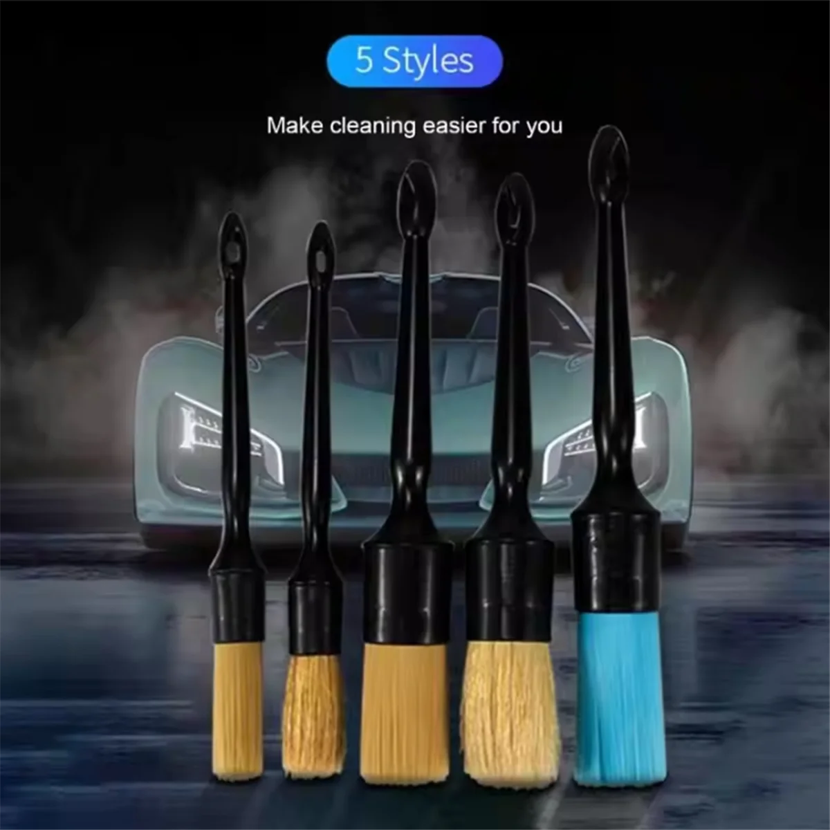 A002 Автомобильные щетки, набор щеток для детализации автомобиля, щетка для чистки приборной панели вентиляционного отверстия, набор из 5 шт. 
A002 Автомобильные щетки, набор щеток для детализации автомобиля, щетка для чистки приборной панели вентиляционного отверстия, набор из 5 шт.