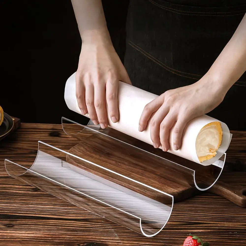 Acrylic Cake Roll Holder Semicircle Transparent Rollers Roll Cake Roll Stand Multi-size Reusable Cake Roll Shaped Mold
Acrylic Cake Roll Holder Semicircle Transparent Rollers Roll Cake Roll Stand Multi-size Reusable Cake Roll Shaped Mold